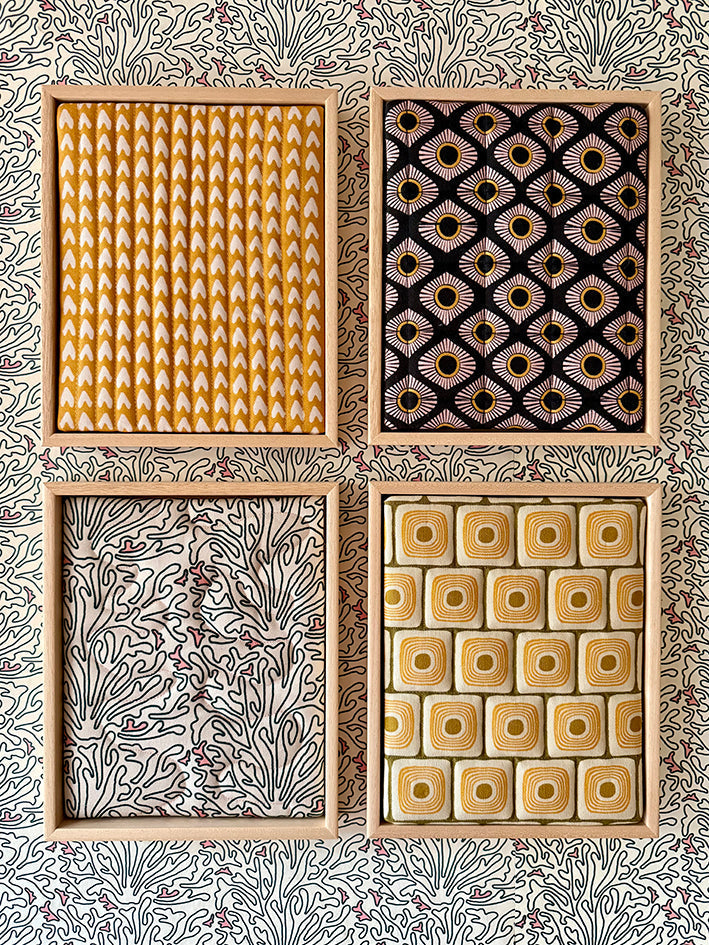 Quilted Artworks to add a sense of depth and texture to your room