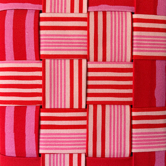 DECKCHAIR PINK & RED
