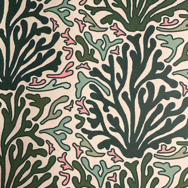 HOPE IS BLOOMING - MULTI GREEN WALLPAPER