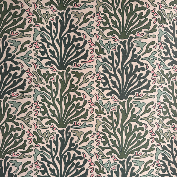 HOPE IS BLOOMING - MULTI GREEN WALLPAPER