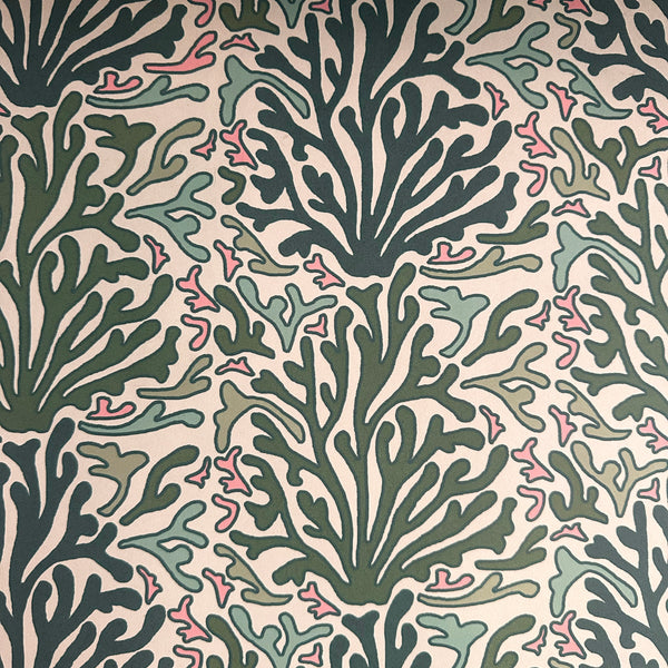 HOPE IS BLOOMING - MULTI GREEN WALLPAPER