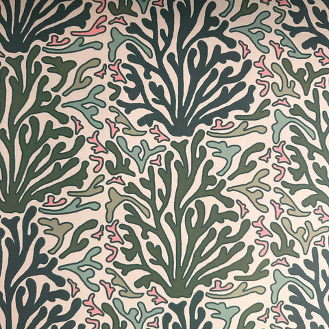 HOPE IS BLOOMING - MULTI GREEN WALLPAPER