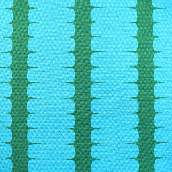 LUMPS AND BUMPS TURQ/GREEN FABRIC