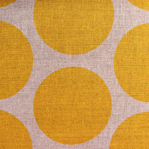 SPOTS YELLOW FABRIC