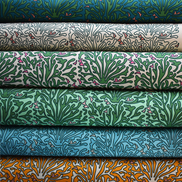 HOPE IS BLOOMING FABRIC - LIGHT BLUE