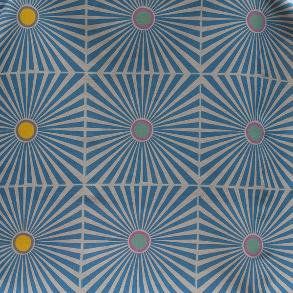 CIRCUS SKY LINEN FABRIC