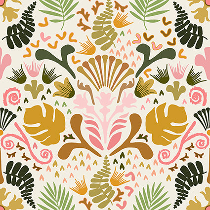 FLOWERS FOR MAMA FABRIC - NATURAL