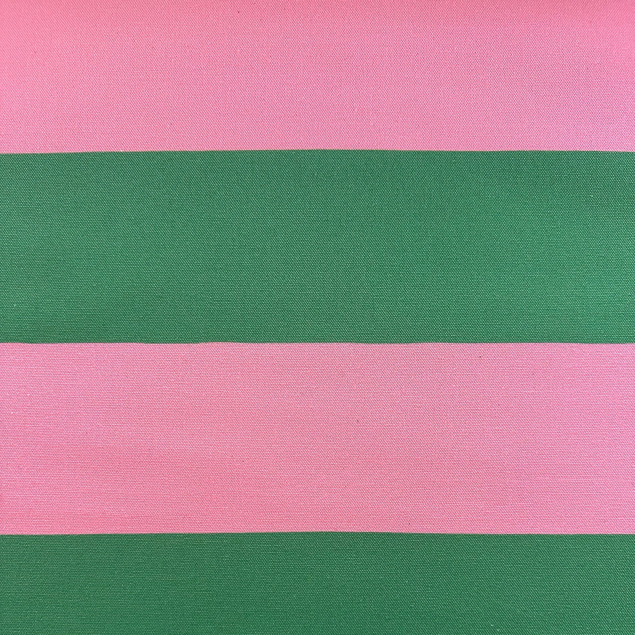 BRIGHTON BEACH FAT FABRIC - PINK / GREEN