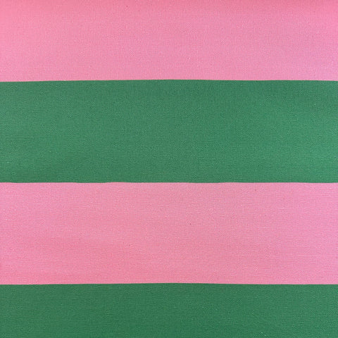 BRIGHTON BEACH FAT FABRIC - PINK / GREEN