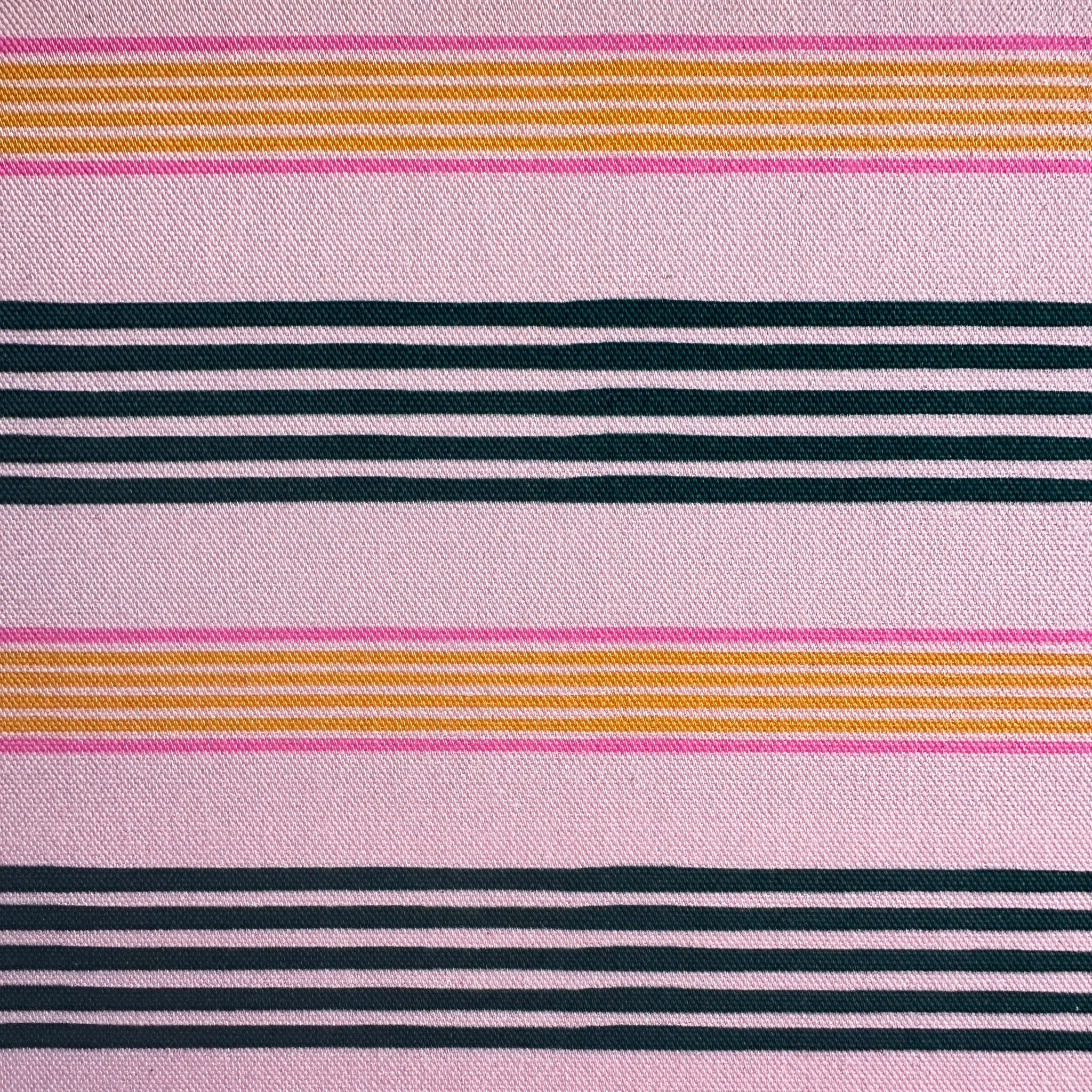 BRIGHTON BEACH FABRIC - PINK / TEAL / MUSTARD