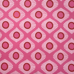 MOROCCAN CIRCUS WALLPAPER - PINK / RED