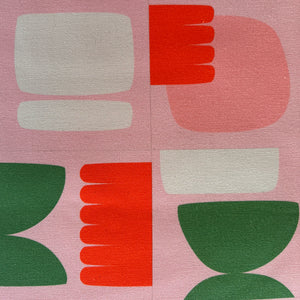 PATCHWORK - PINK / GREEN FABRIC