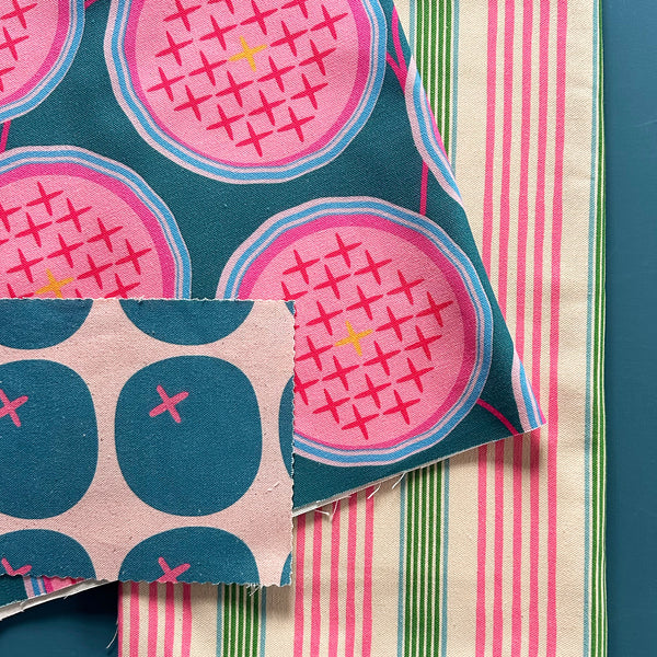 WILD GARDEN BLUE FABRIC