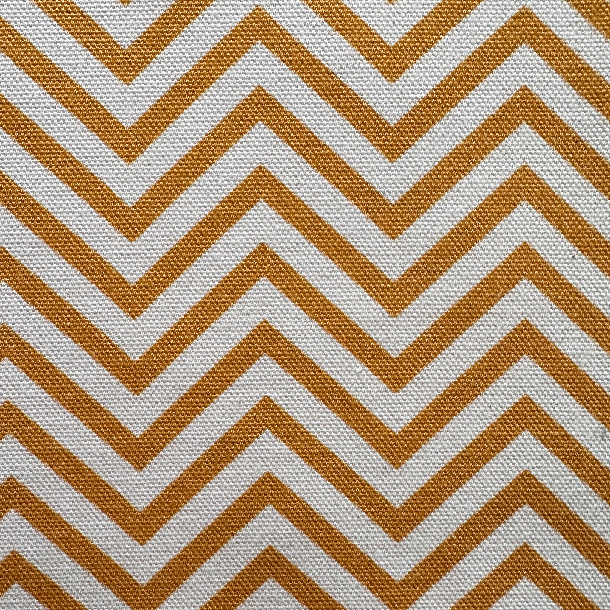 CHEVRONS - MUSTARD / CREAM