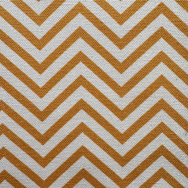 CHEVRONS - MUSTARD / CREAM FABRIC