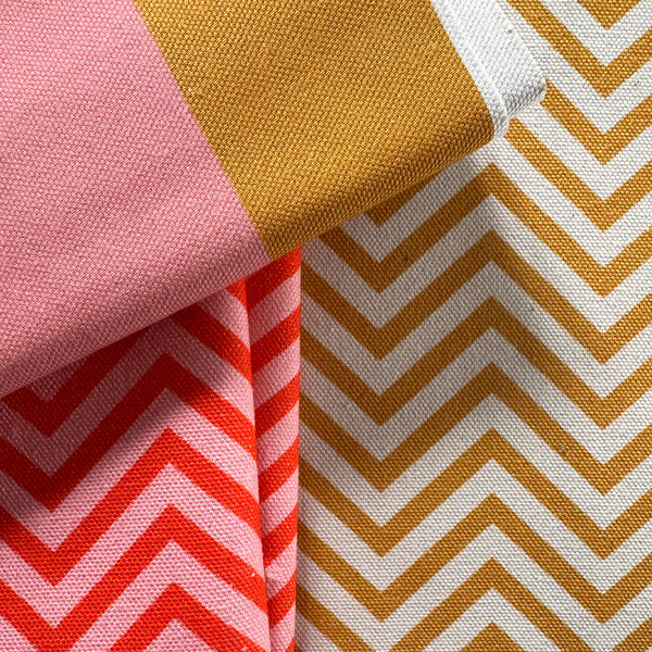 CHEVRONS - PINK / ORANGE