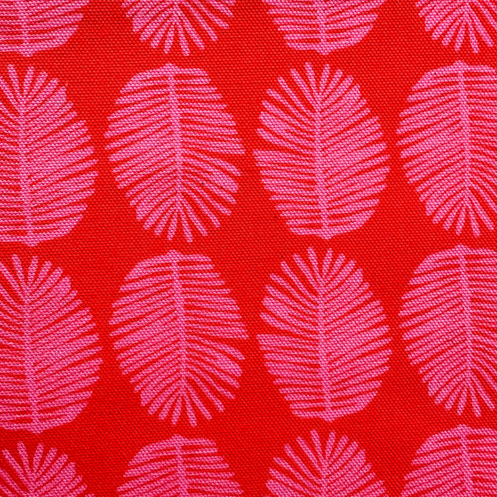 FERN - RED / PINK FABRIC