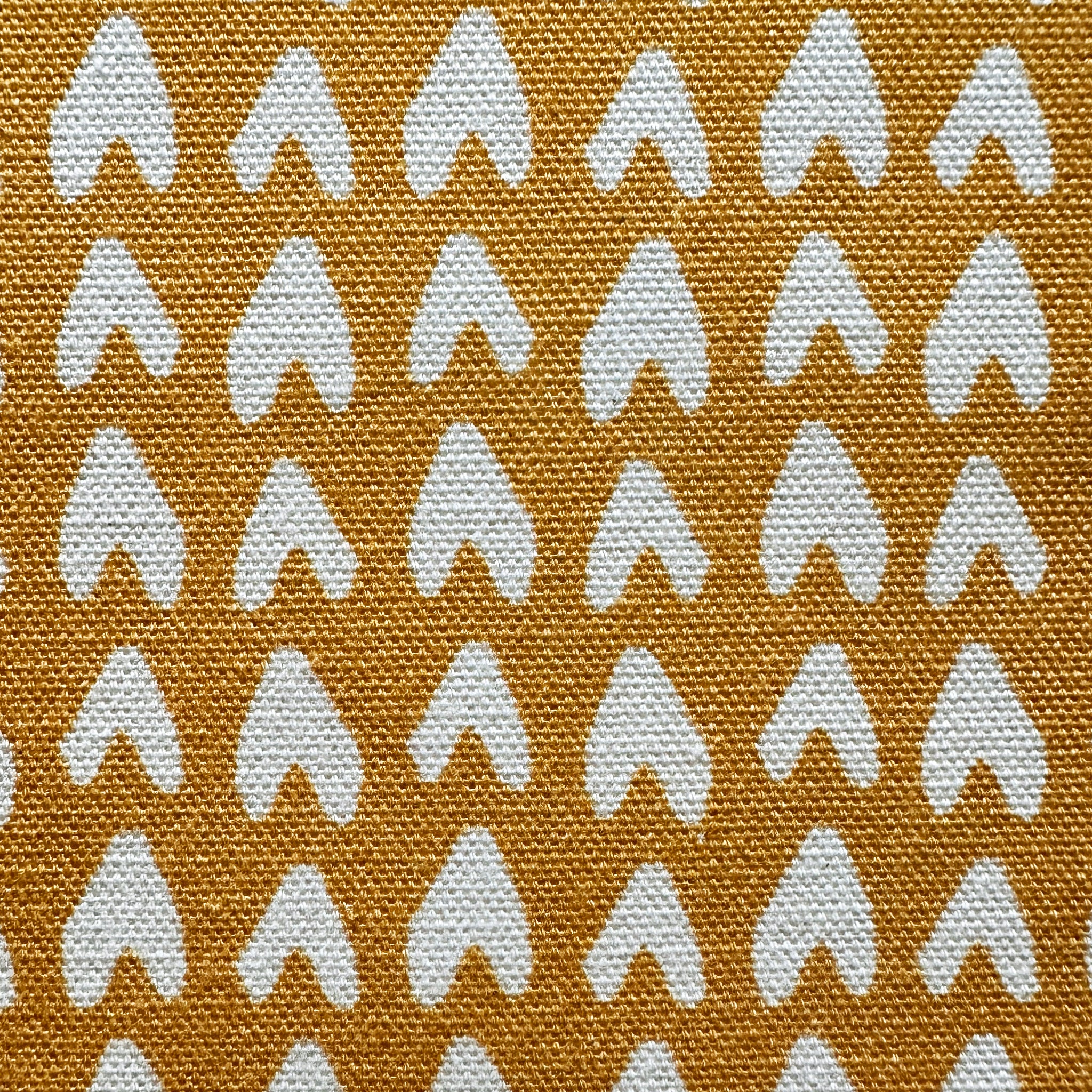 UPSIDE DOWN LOVE - MUSTARD FABRIC