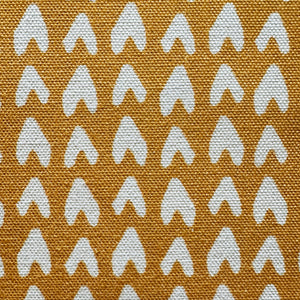 UPSIDE DOWN LOVE - MUSTARD FABRIC