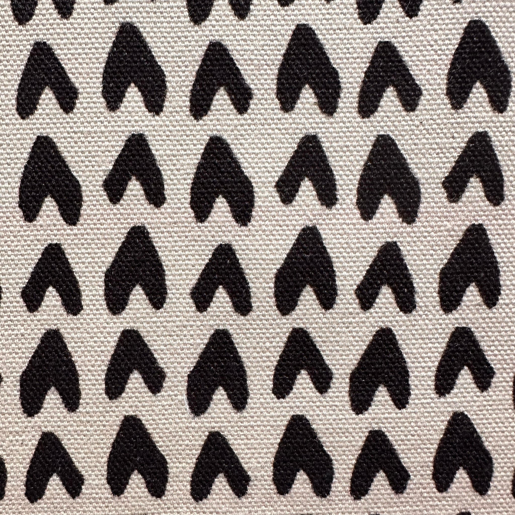 UPSIDE DOWN LOVE - BLACK / CREAM FABRIC