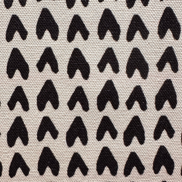 UPSIDE DOWN LOVE - BLACK / CREAM FABRIC