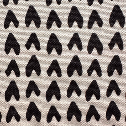 UPSIDE DOWN LOVE - BLACK / CREAM FABRIC
