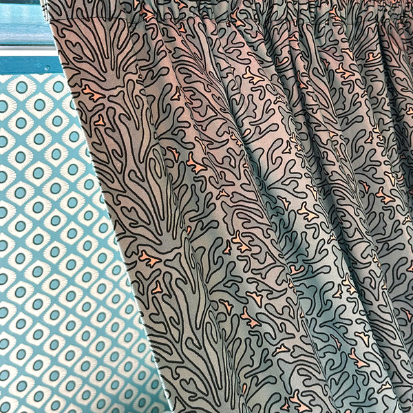 HOPE IS BLOOMING FABRIC - LIGHT BLUE