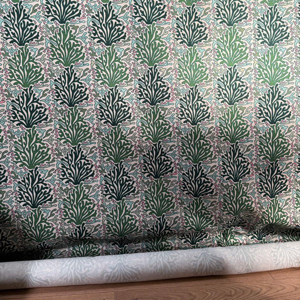 HOPE IS BLOOMING FABRIC - MULTI GREEN