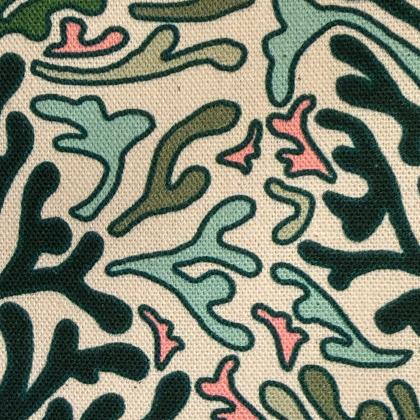 HOPE IS BLOOMING FABRIC - MULTI GREEN