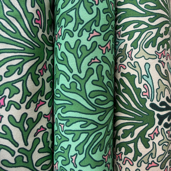 HOPE IS BLOOMING FABRIC - MULTI GREEN