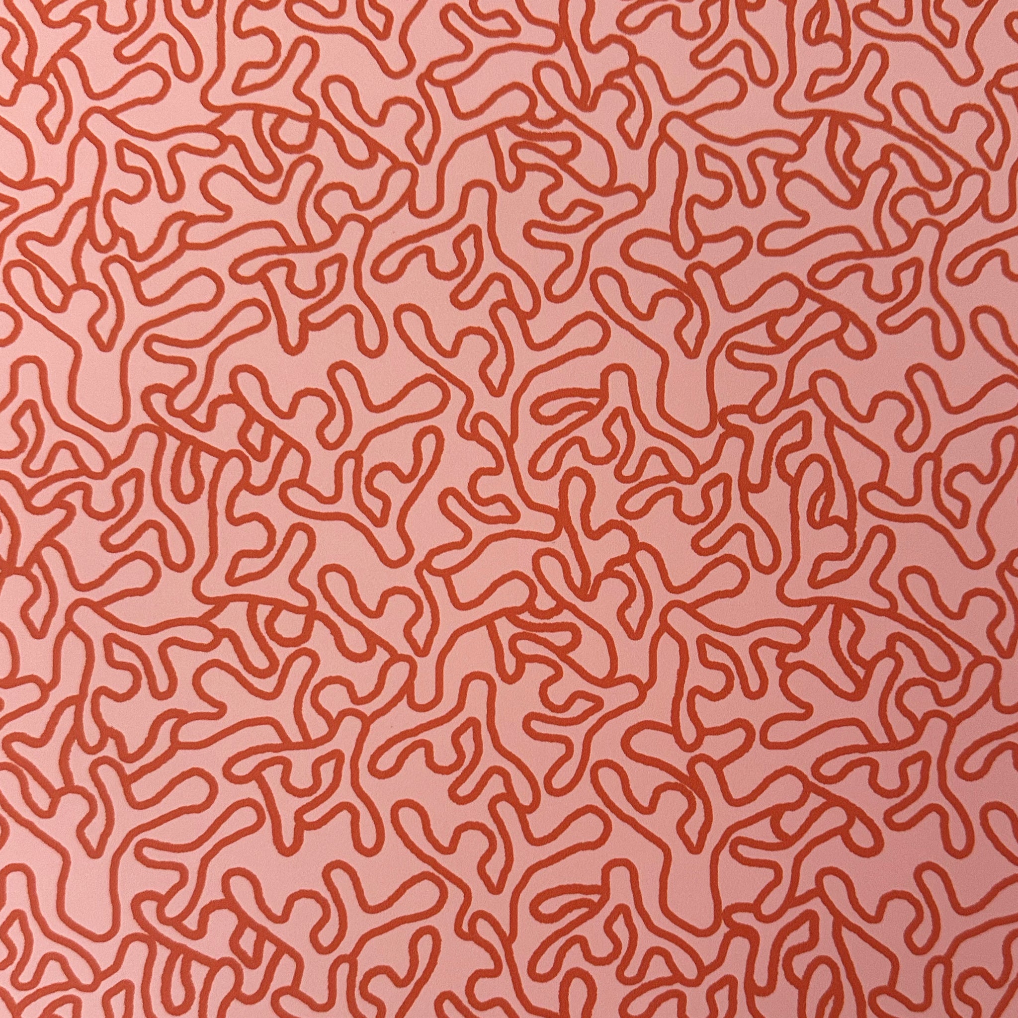 HOPE IS  CORAL - PINK / ORANGE WALLPAPER