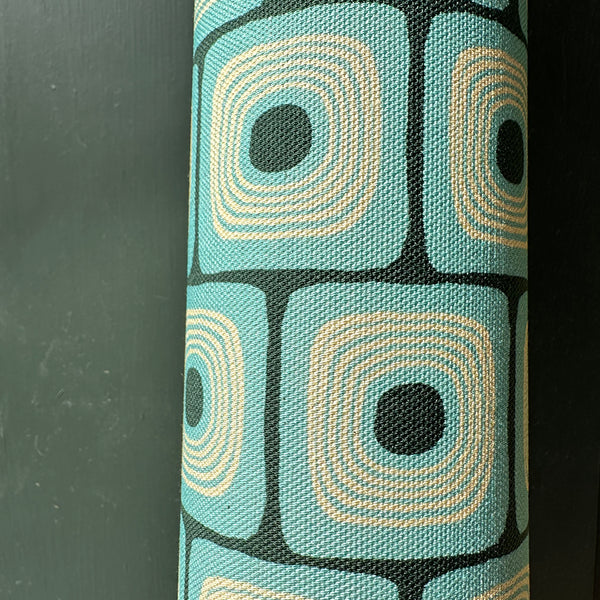 SQUARE EYES FABRIC - BLUE