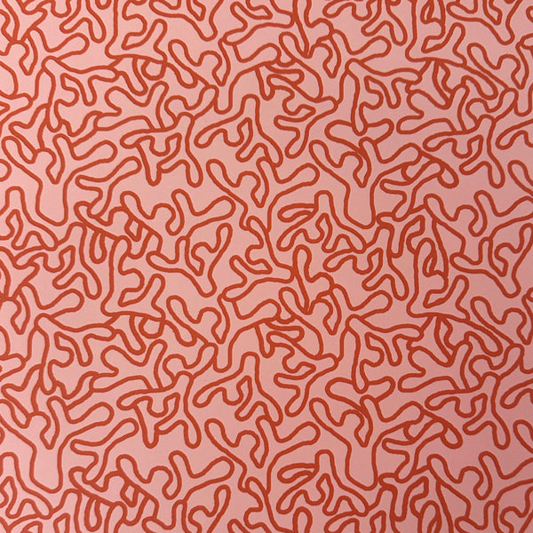 HOPE IS  CORAL - PINK / ORANGE WALLPAPER