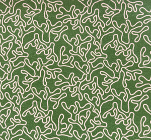 HOPE IS CORAL FABRIC - GREEN