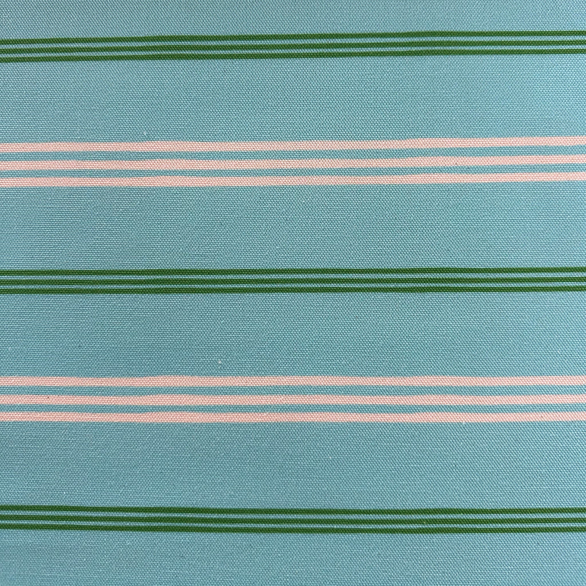 BRIGHTON BEACH FABRIC - BLUE / CREAM / GREEN