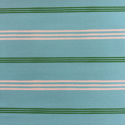 BRIGHTON BEACH FABRIC - BLUE / CREAM / GREEN