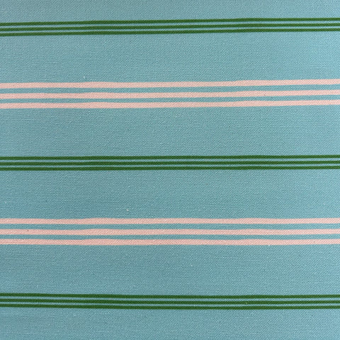 BRIGHTON BEACH FABRIC - BLUE / CREAM / GREEN