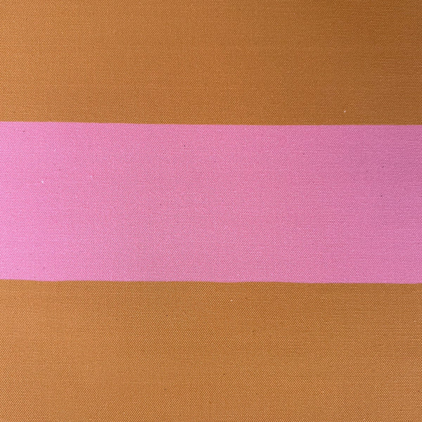 BRIGHTON BEACH FAT FABRIC - PINK / MUSTARD