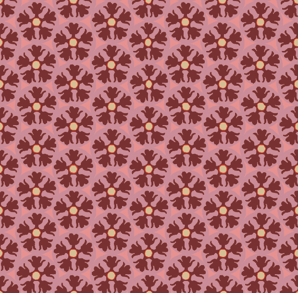 AMSTERDAM FABRIC - CIRCLES PINK