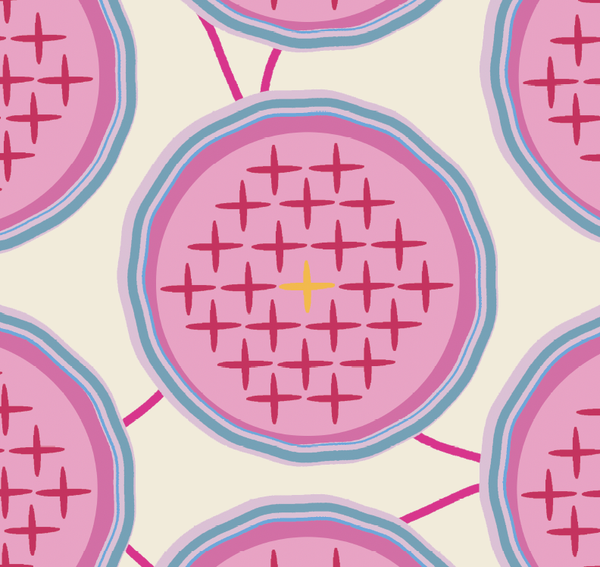 WILD GARDEN NATURAL FABRIC