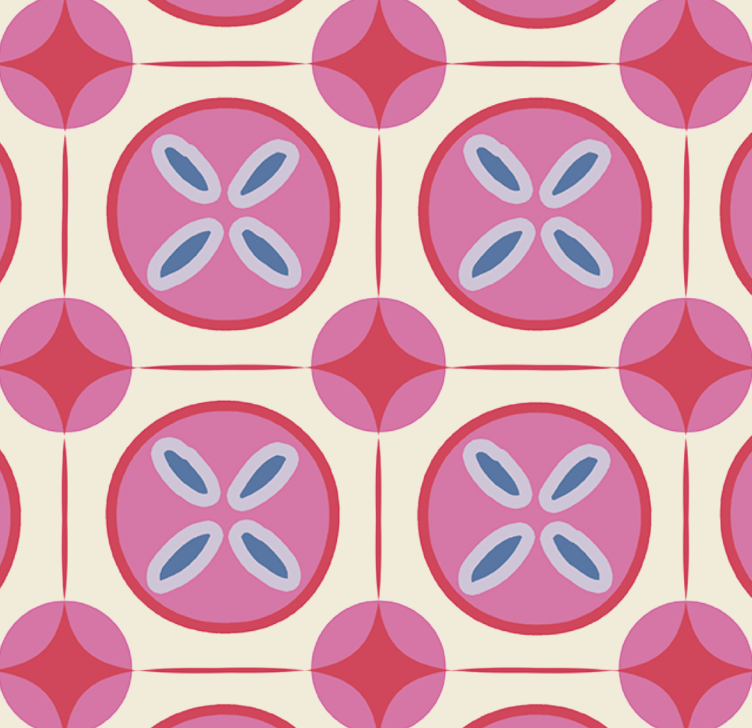 BELLEW CIRCLES NATURAL FABRIC