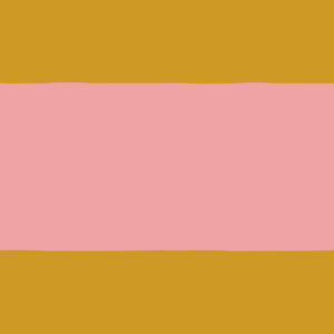 BRIGHTON BEACH FAT FABRIC - PINK / MUSTARD