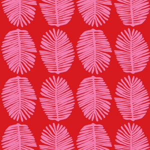 FERN - RED / PINK FABRIC