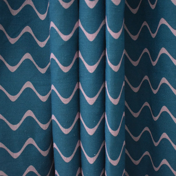 HEARTBEAT BLUE FABRIC