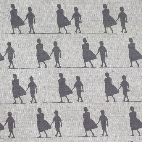 MUMBAI STREET KIDS GREY FABRIC