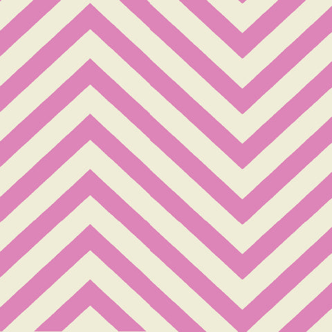CHEVRONS - PINK / CREAM FABRIC
