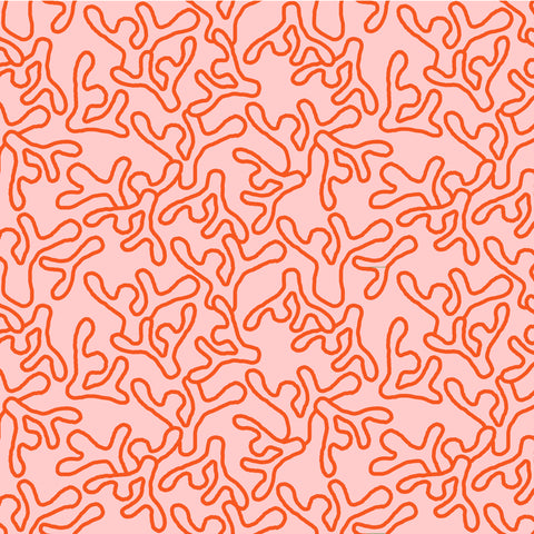 HOPE IS  CORAL - PINK / ORANGE WALLPAPER