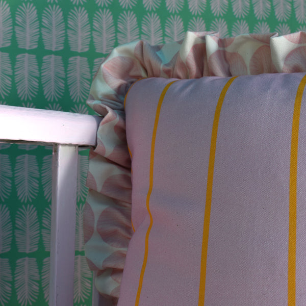Deckchair Stripes Coral Fabric
