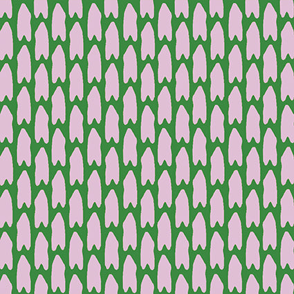 SHOOTING STARS GREEN FABRIC