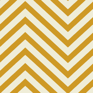 CHEVRONS - MUSTARD / CREAM FABRIC